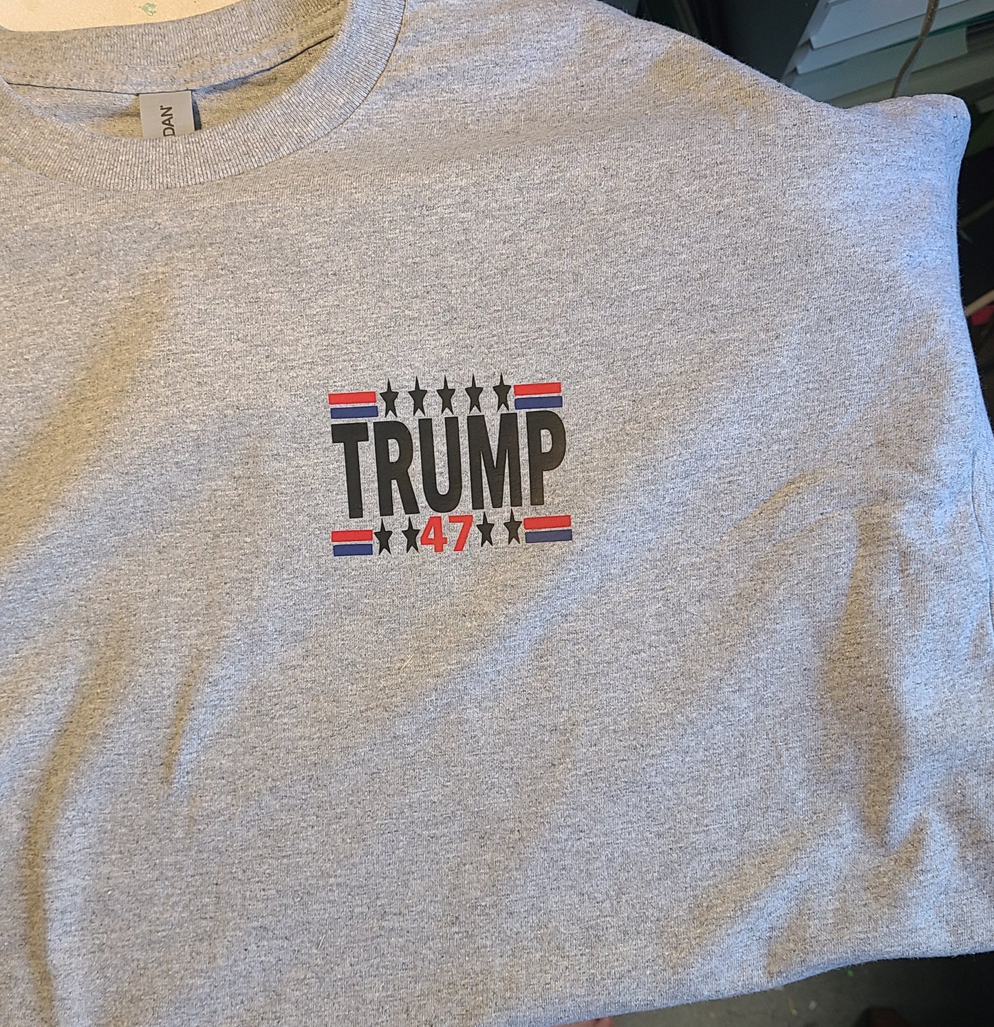 I'm voting for the felon Trump 2024 unisex size cotton t-shirts