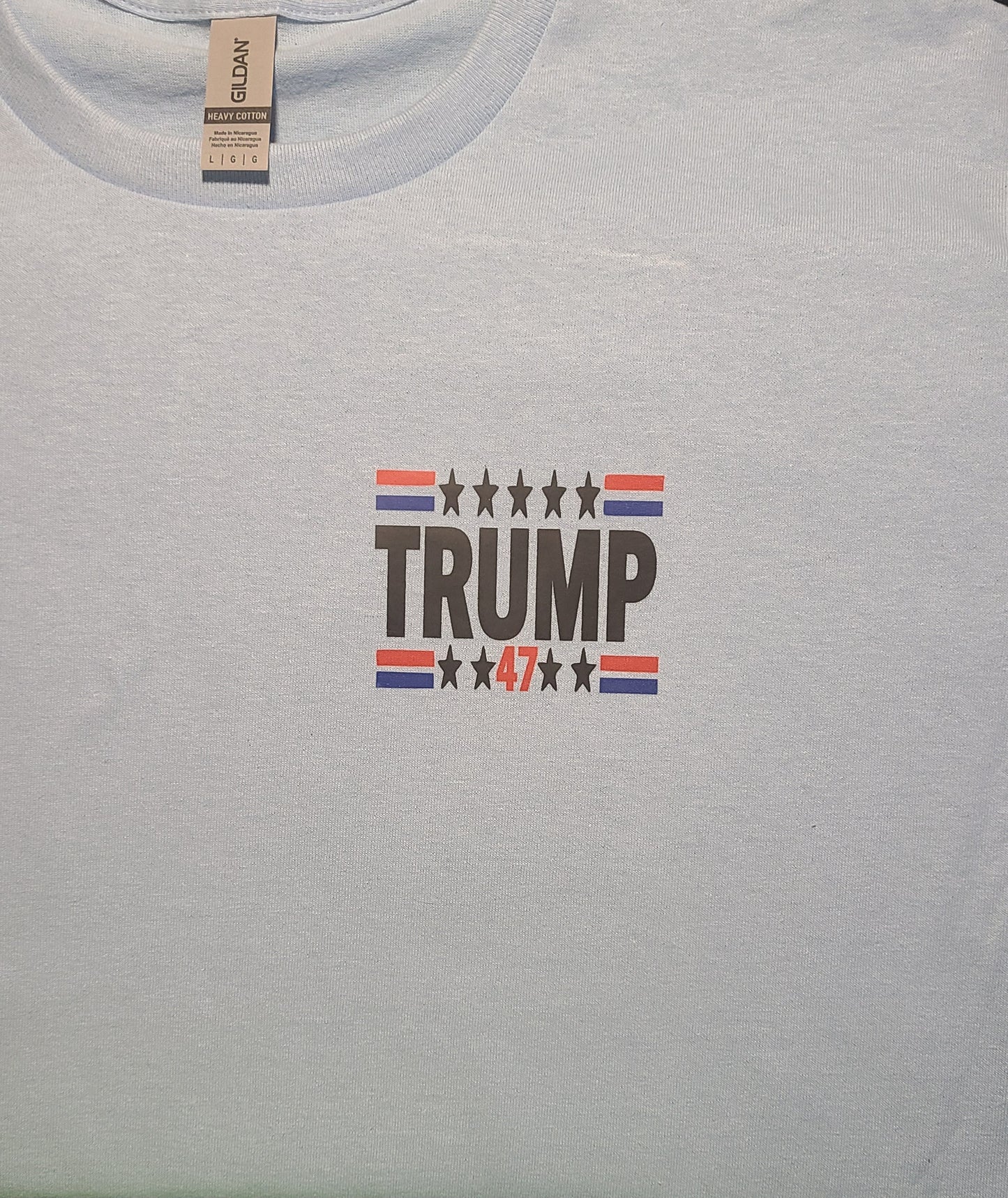 I'm voting for the felon Trump 2024 unisex size cotton t-shirts