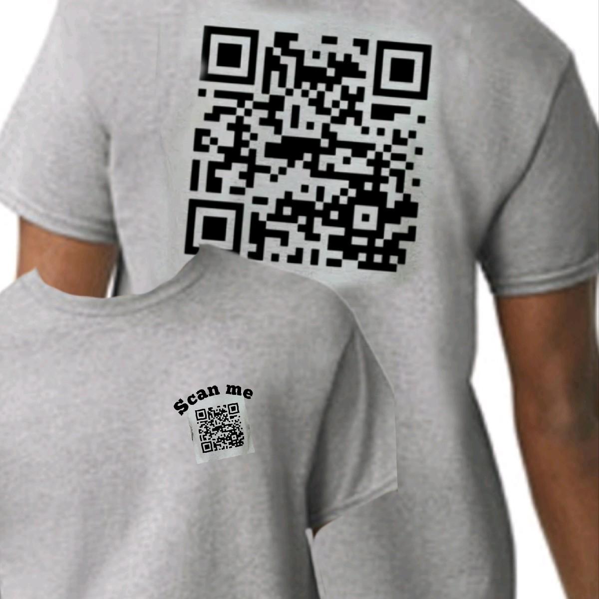 Gildan FU QR code cotton unisex size t-shirt