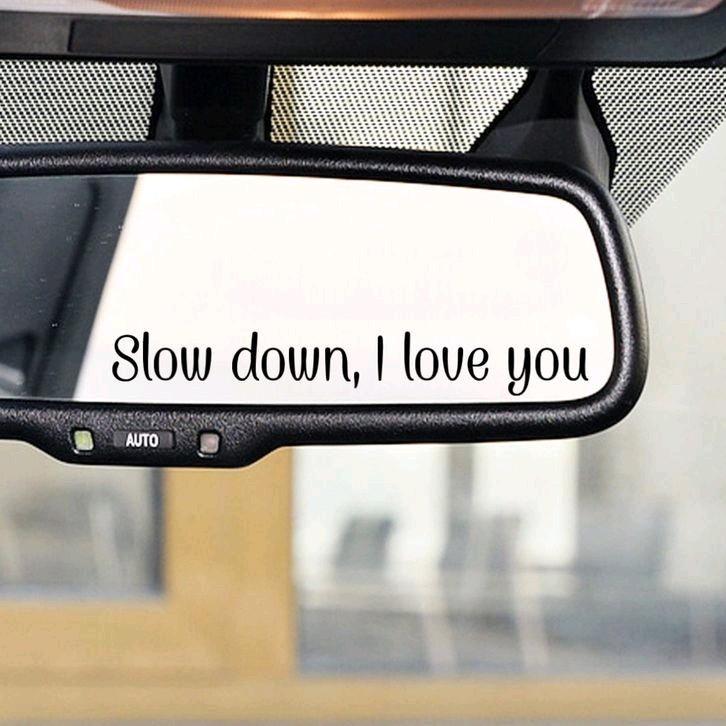 12 Positive Mirror Detail Stickers, Funny Affirmation Decal, Car Mirror Sticker, Positive Reminder