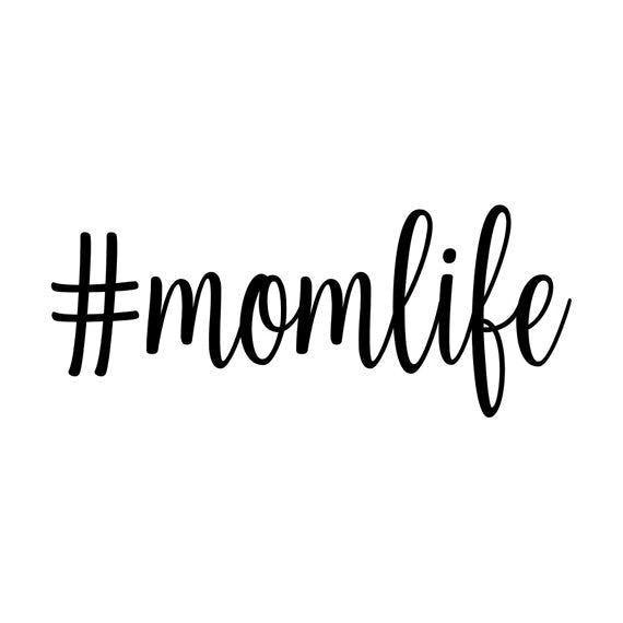 Vinyl Detail Stickers #momlife - Perfect for Mom's Collection, Momlife Vinyl Decal Sticker | Car, Truck, Van