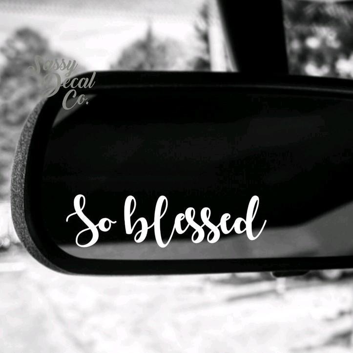12 Positive Mirror Detail Stickers, Funny Affirmation Decal, Car Mirror Sticker, Positive Reminder