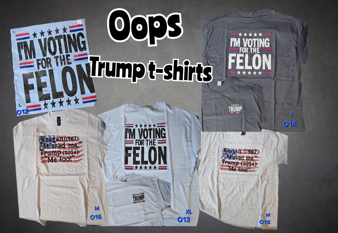Oops T-shirts unisex size t-shirts