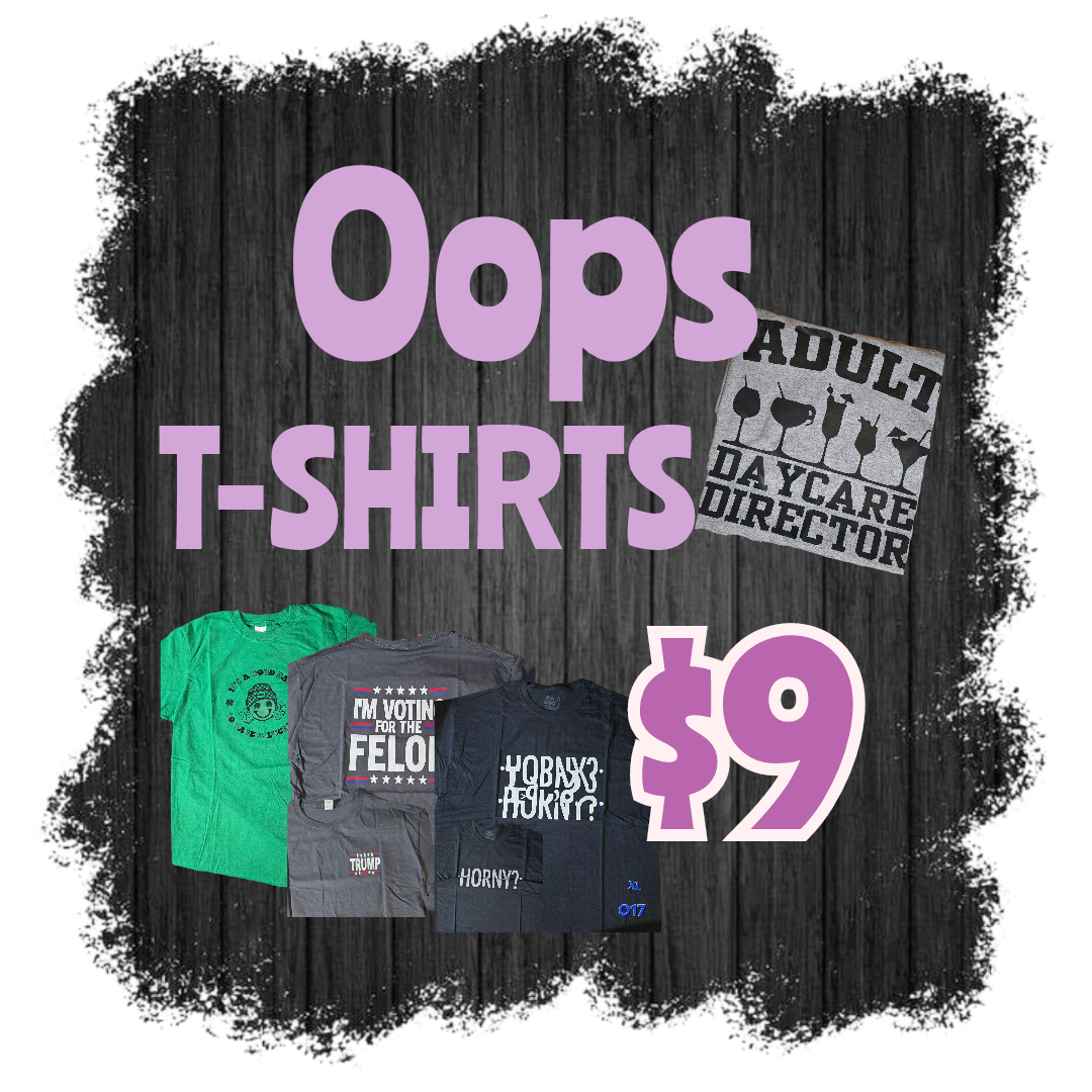 Oops T-shirts unisex size t-shirts