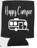 Camping Can Koozies 4pk