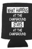 Camping Can Koozies 4pk