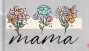 Floral Mama DTF Transfer, Mama Dtf Transfers, Mother's Day Dtf Transfer, Retro Mama Dtf Transfer, Boho Mama Transfer, Groovy Mama Dtf