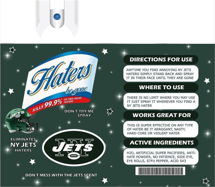 Haters be gone spray NFL Teams 20oz Skinny Tumblers with metal straw, Football fan gift