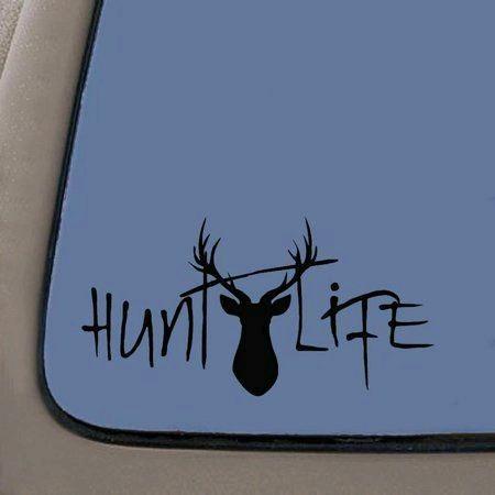 Hunting & Fishing Car Stickers - Perfect for Your Vehicle, Duck Window Sticker, Hunt Life Hunting Vinyl Decal Sticker