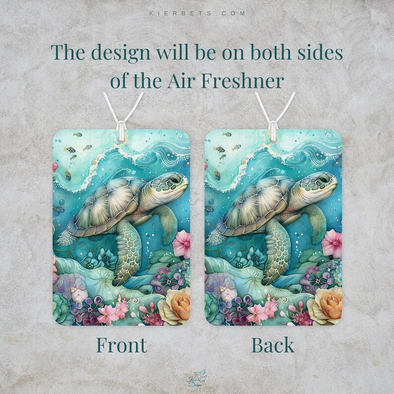 Turtles Car Air Freshener, Turtles Air Freshener, Turtle Car Air Freshener, Sea Turtles, Sea Turtles Car Air Freshener
