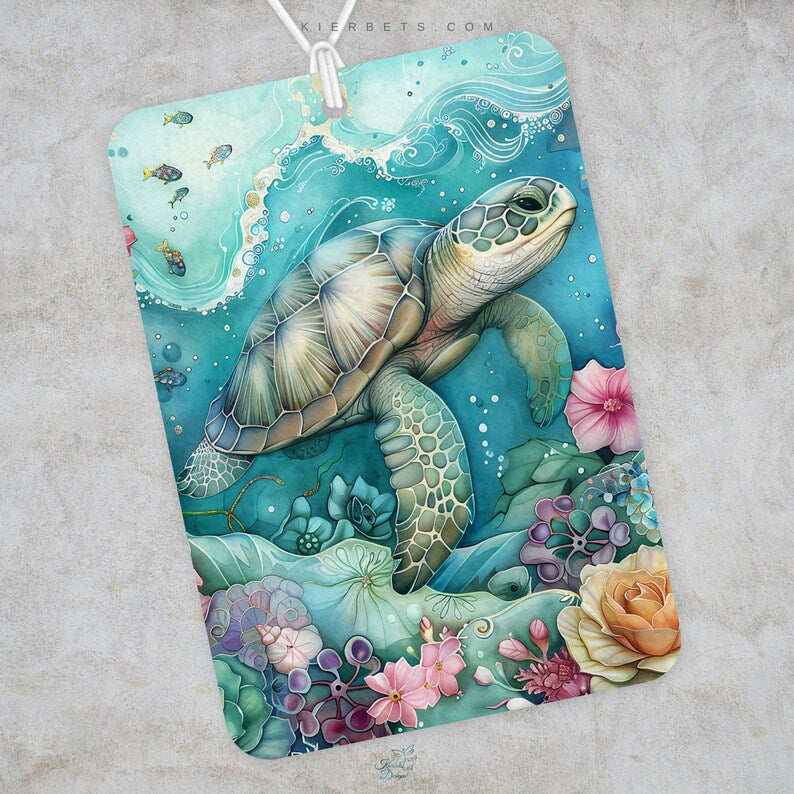 Turtles Car Air Freshener, Turtles Air Freshener, Turtle Car Air Freshener, Sea Turtles, Sea Turtles Car Air Freshener