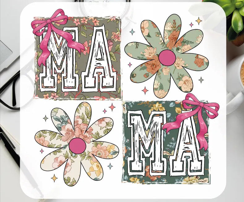 Floral Mama DTF Transfer, Mama Dtf Transfers, Mother's Day Dtf Transfer, Retro Mama Dtf Transfer, Boho Mama Transfer, Groovy Mama Dtf