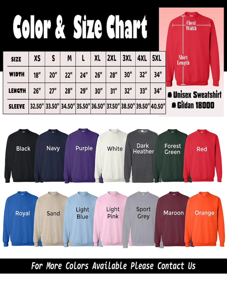 Custom Crewnecks, Personalized Sweatshirt with Your Text, Logo or Our DTF prints