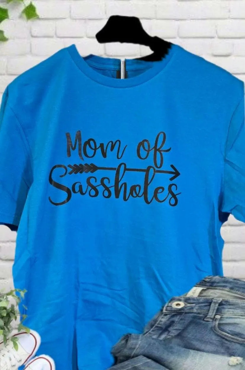 Mom of Sassholes T-Shirt, Funny Mom shirt, Mom gift, Mother's day gift