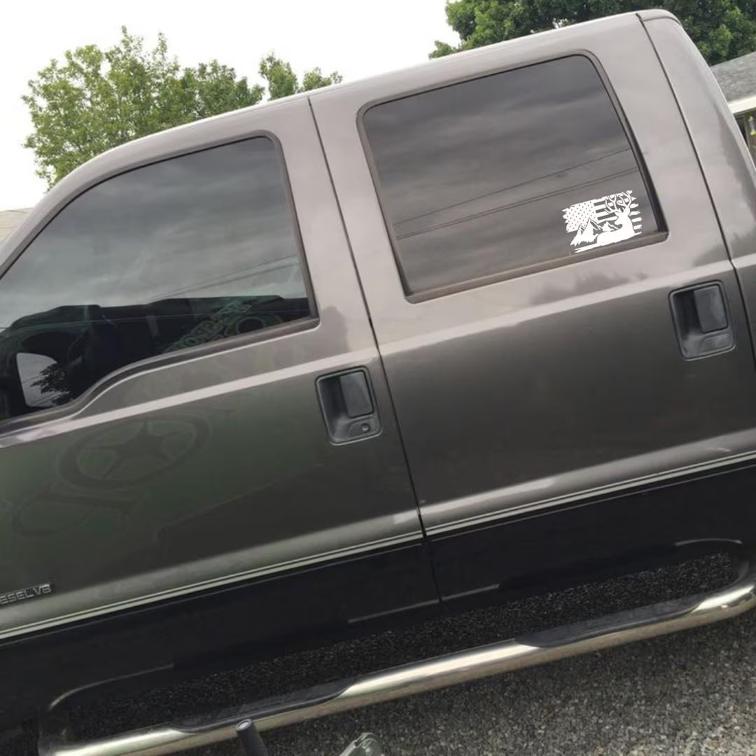 Hunting & Fishing Car Stickers - Perfect for Your Vehicle, Duck Window Sticker, Hunt Life Hunting Vinyl Decal Sticker