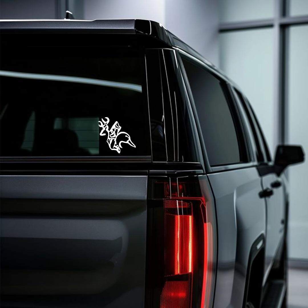 Hunting & Fishing Car Stickers - Perfect for Your Vehicle, Duck Window Sticker, Hunt Life Hunting Vinyl Decal Sticker