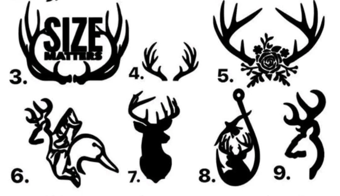 Hunting & Fishing Car Stickers - Perfect for Your Vehicle, Duck Window Sticker, Hunt Life Hunting Vinyl Decal Sticker