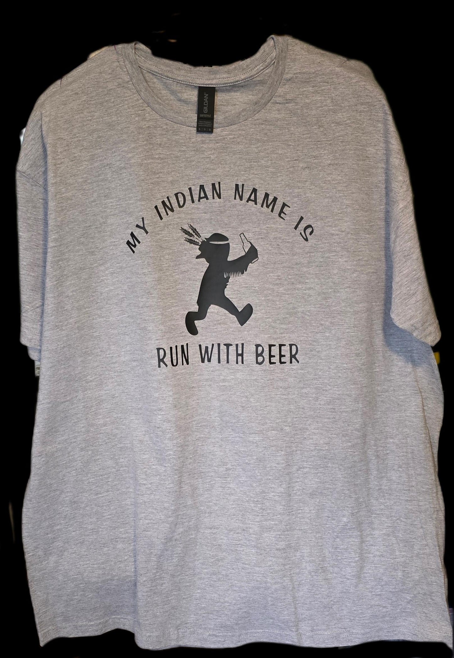 My Indian name is RUN WITH BEER T-shirt, Adult humor shirt, Funny shirt, Funny drinking Shirt