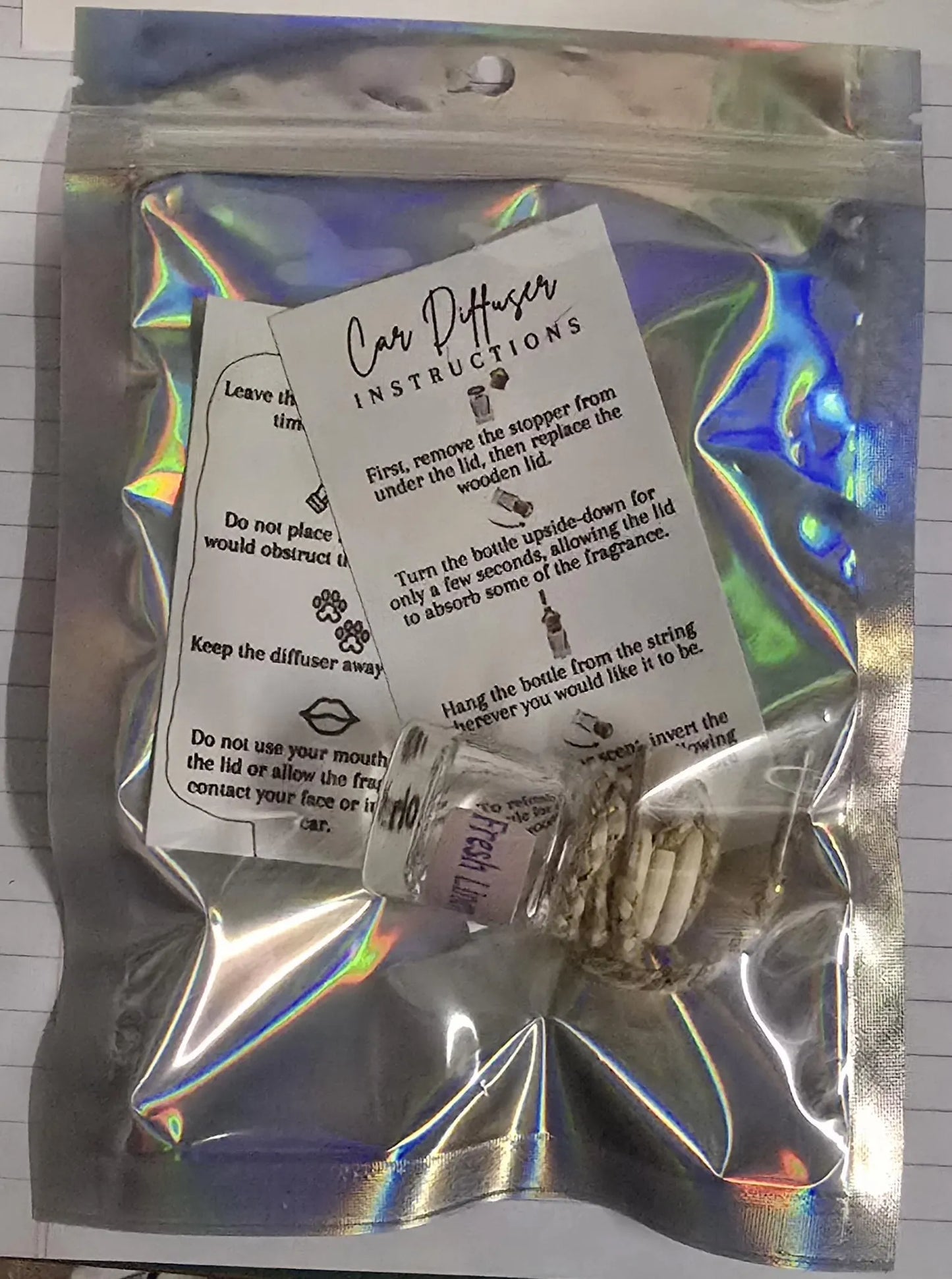 2 Car Scented Diffusers, car scent, Air freshener, hanging diffuser