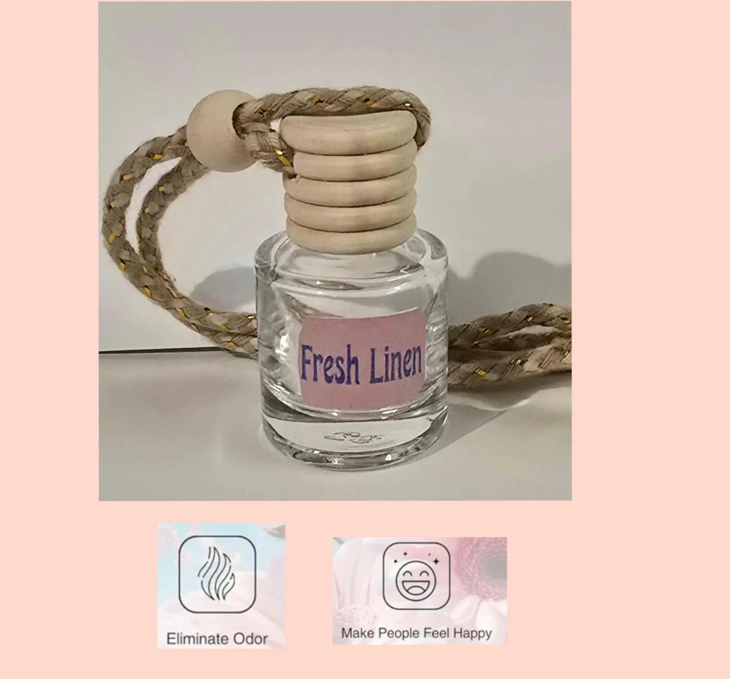 2 Car Scented Diffusers, car scent, Air freshener, hanging diffuser