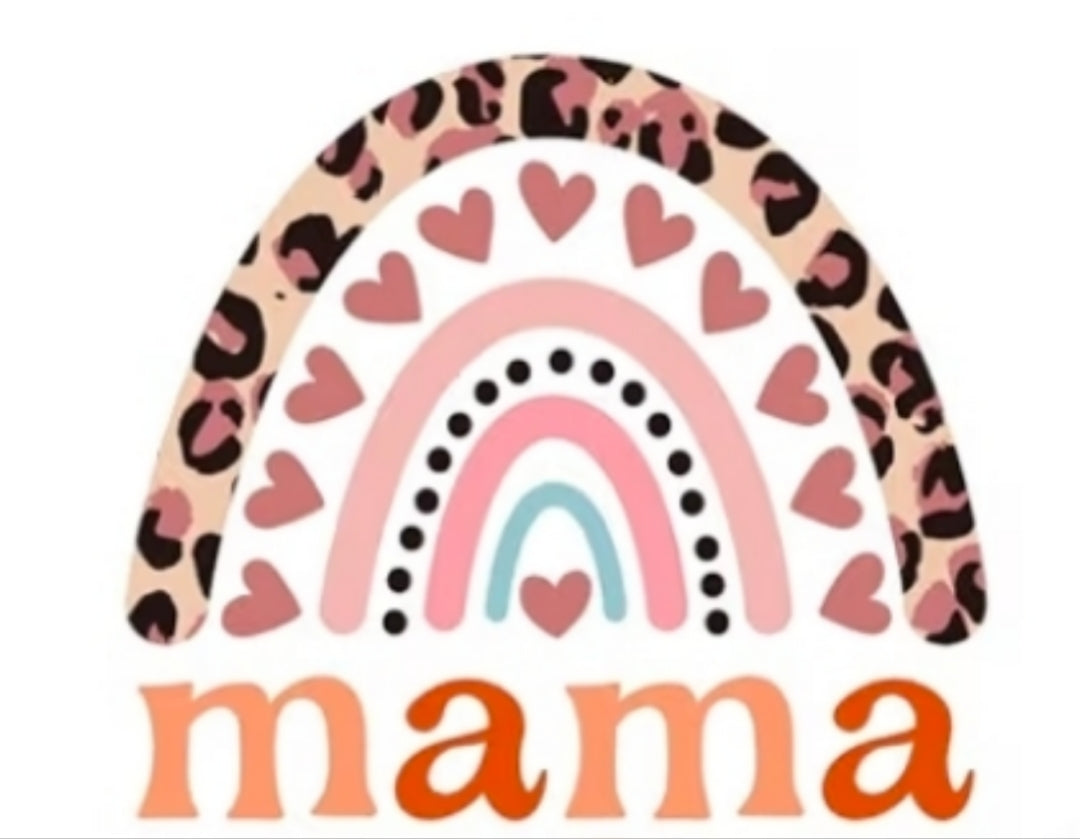 4 Mama Retro DTF transfers, t-shirt transfers, tote bag transfers, Pillow DTF prints