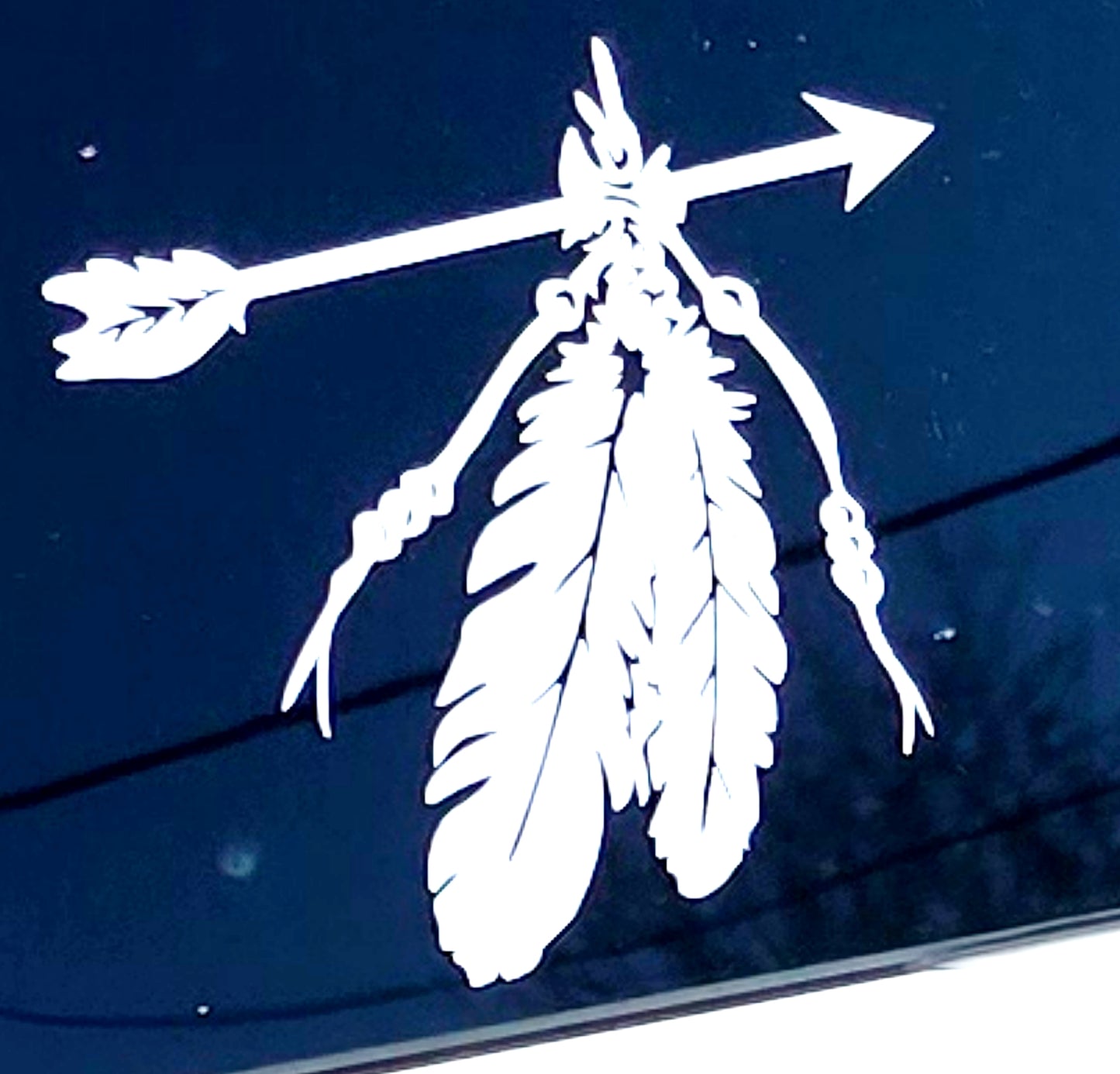 Native Decal sticker | Easy Application | Window Car Decal | Mirror Decal | Decal | Gift | Native American sticker