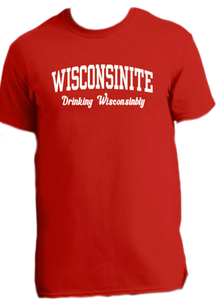 Wisconsinite Drinking Wisconsinbly shirt, Funny t-shirt, Midwest Gift, Wisconsin shirt, Wisconsin Drinking