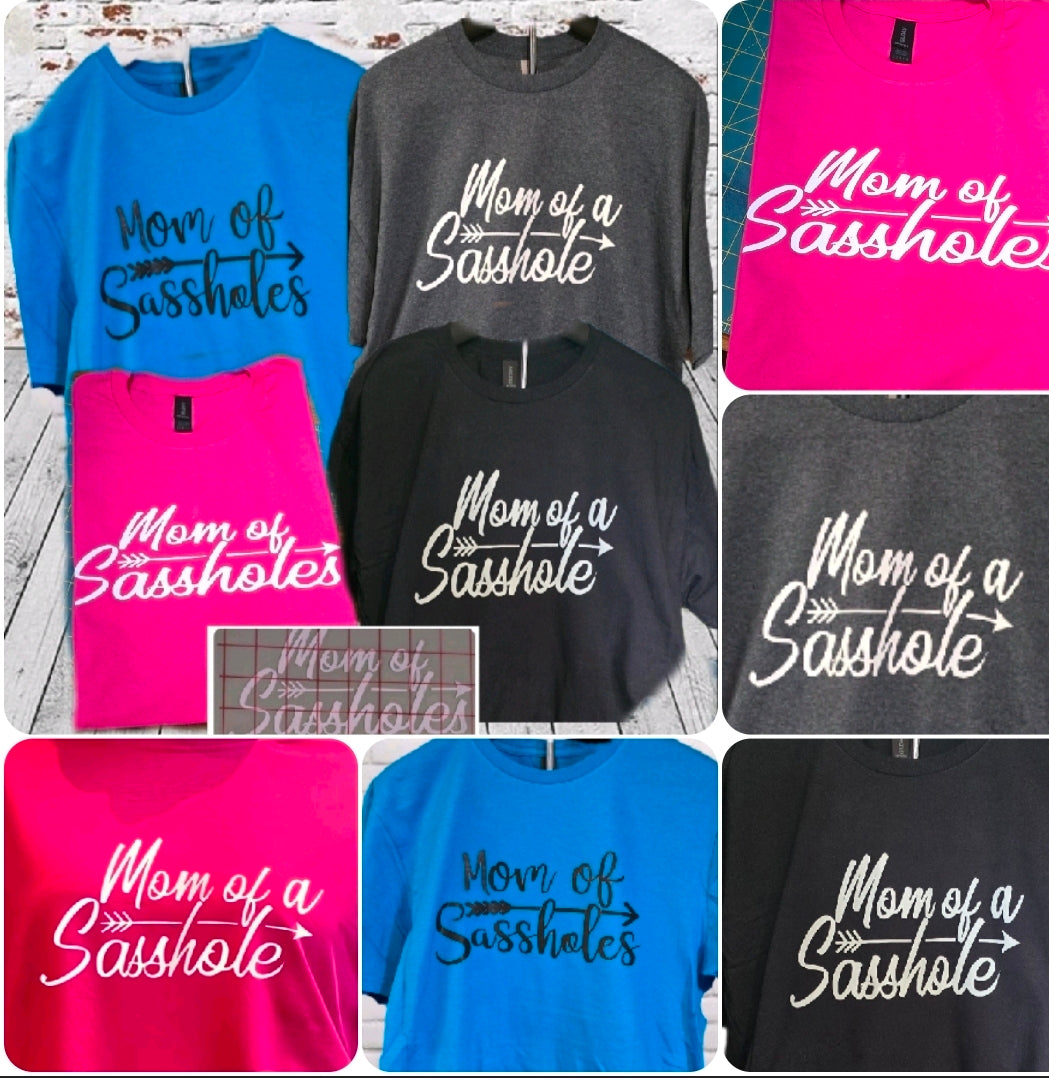 Mom of Sassholes T-Shirt, Funny Mom shirt, Mom gift, Mother's day gift