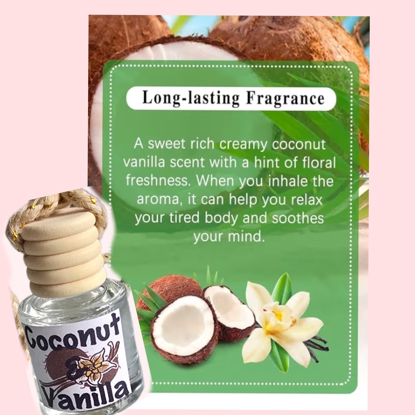 2 Car Scented Diffusers, car scent, Air freshener, hanging diffuser