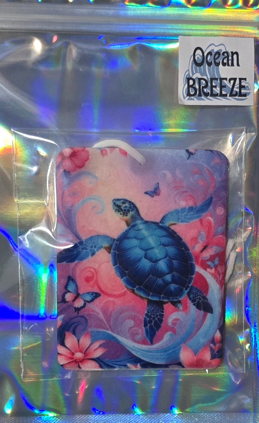 Turtles Car Air Freshener, Turtles Air Freshener, Turtle Car Air Freshener, Sea Turtles, Sea Turtles Car Air Freshener