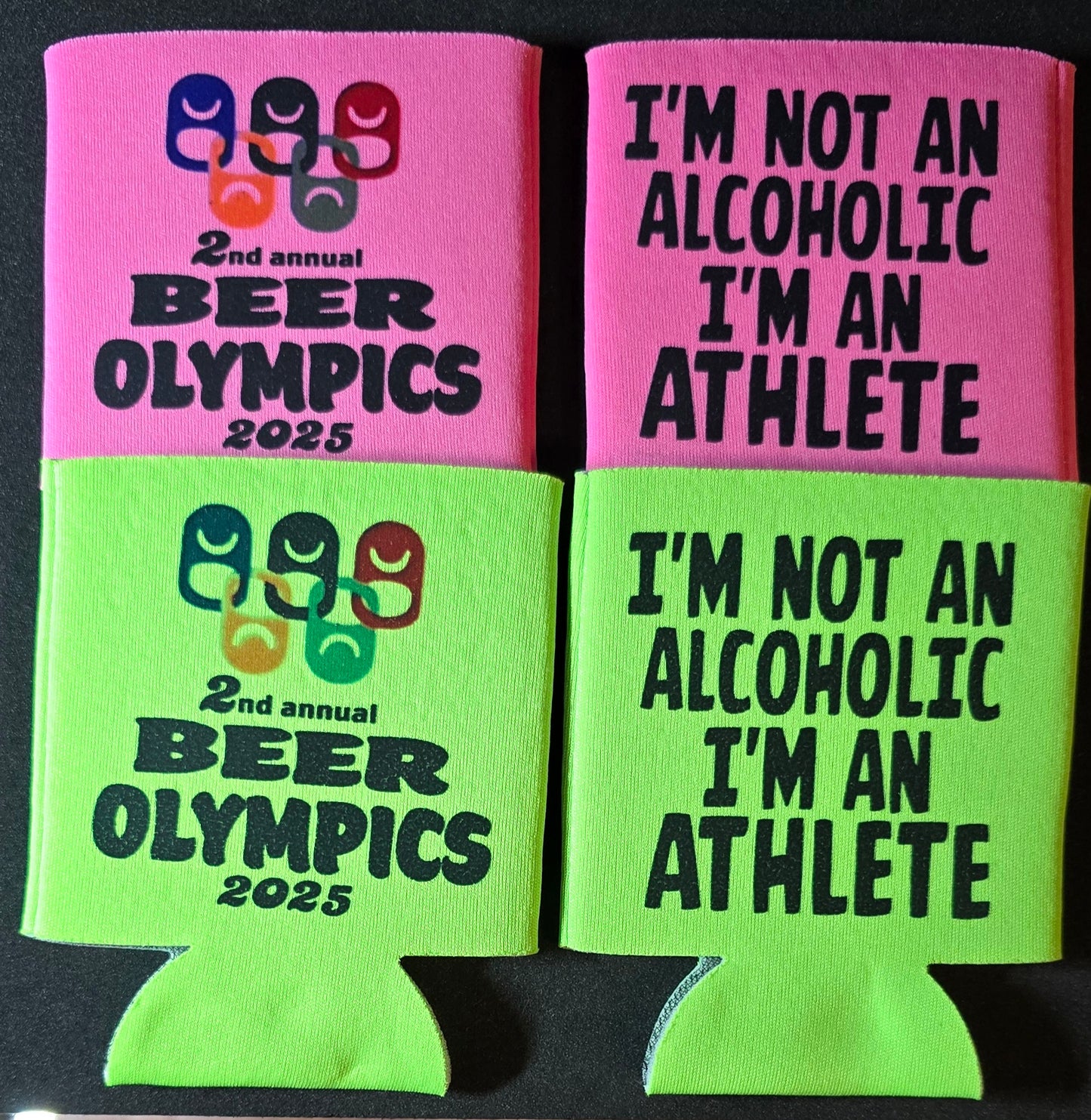 Camping Can Koozies 4pk