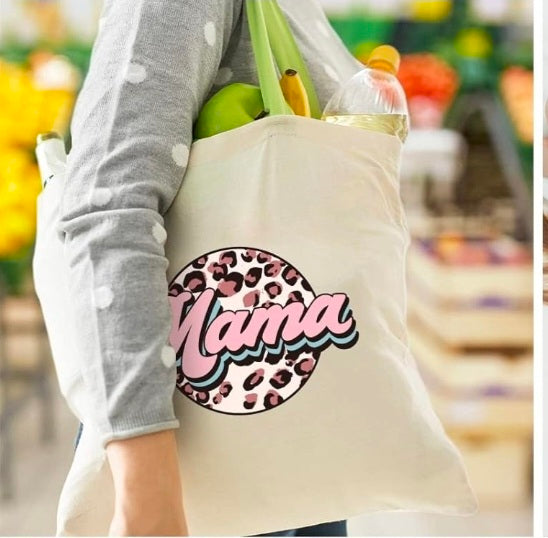 4 Mama Retro DTF transfers, t-shirt transfers, tote bag transfers, Pillow DTF prints