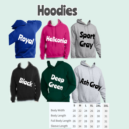 Unisex Hoodies, Basic Hoodie, Custom Hoodies