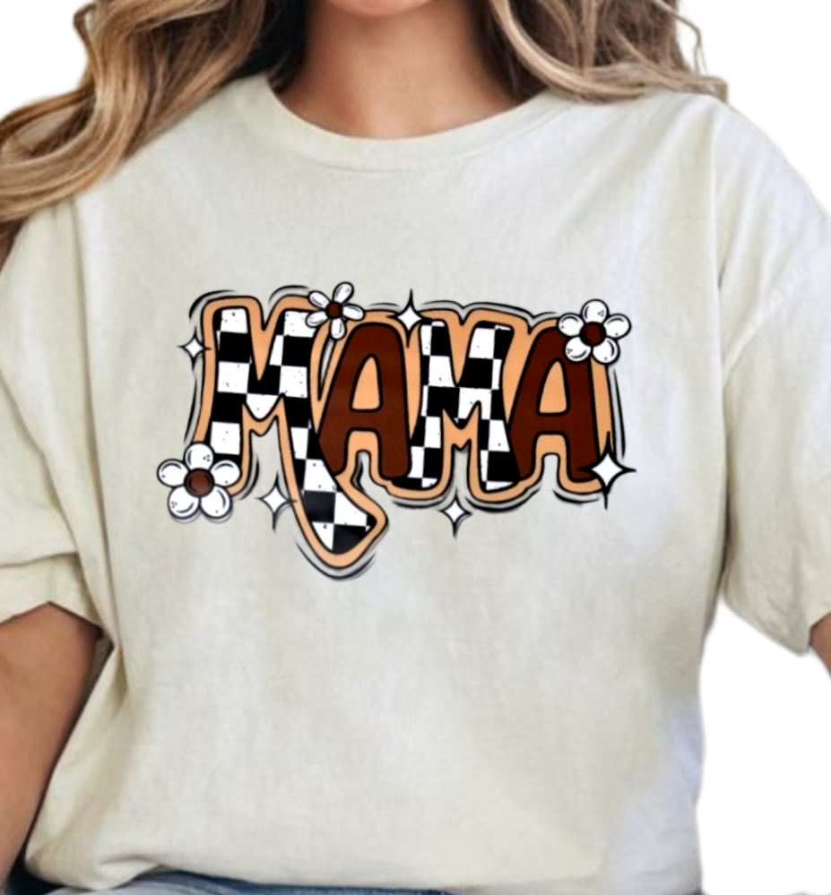 Mama DTF transfers, t-shirt transfers, tote bag transfers, Pillow DTF prints