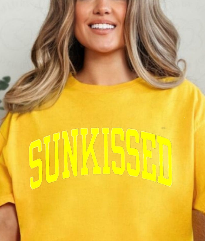 Sunkissed Women's Summer T-Shirts Soft Cotton Unisex Sizes - Womenswear, Top Comfort Casual Shortsleeve Crewneck T-shirt