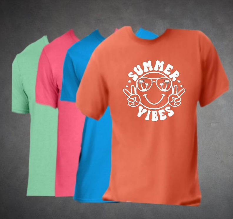 Summer vibes shirt, summer t-shirts, Gift for Travel Lover, Gift for Adventurer, Peace Summer Shirt, Summer Shirts for Women and Girls,