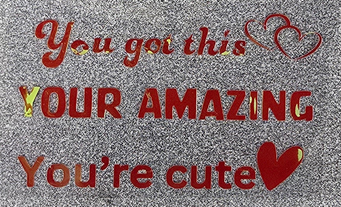 12 Positive Mirror Detail Stickers, Funny Affirmation Decal, Car Mirror Sticker, Positive Reminder