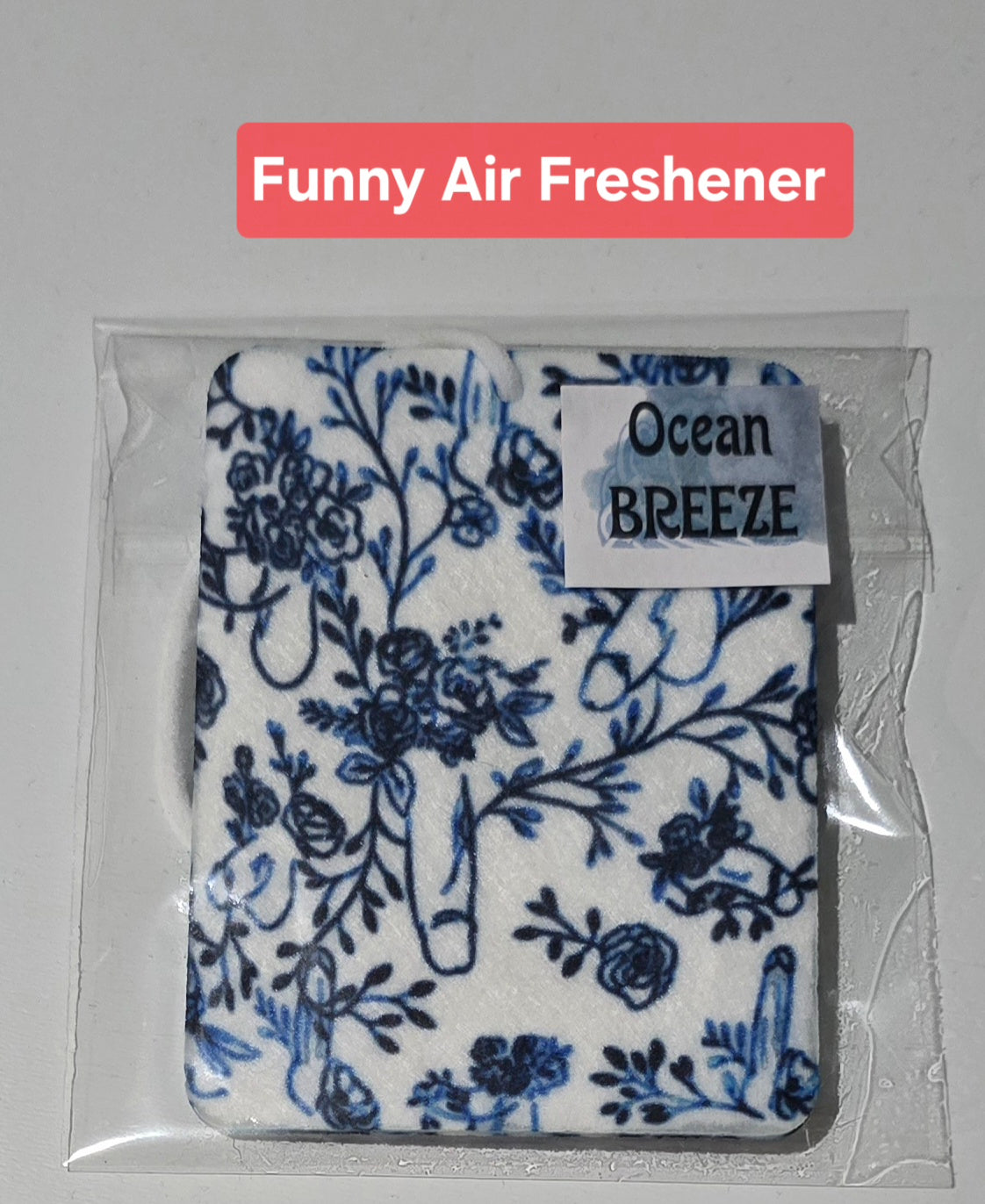 Funny Naughty Air Fresheners, Funny gift, co-worker gift, Funny Felt Car Air Freshener: Scented Car Diffuser, Novelty Gift