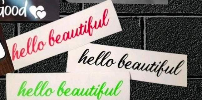 12 Positive Mirror Detail Stickers, Funny Affirmation Decal, Car Mirror Sticker, Positive Reminder