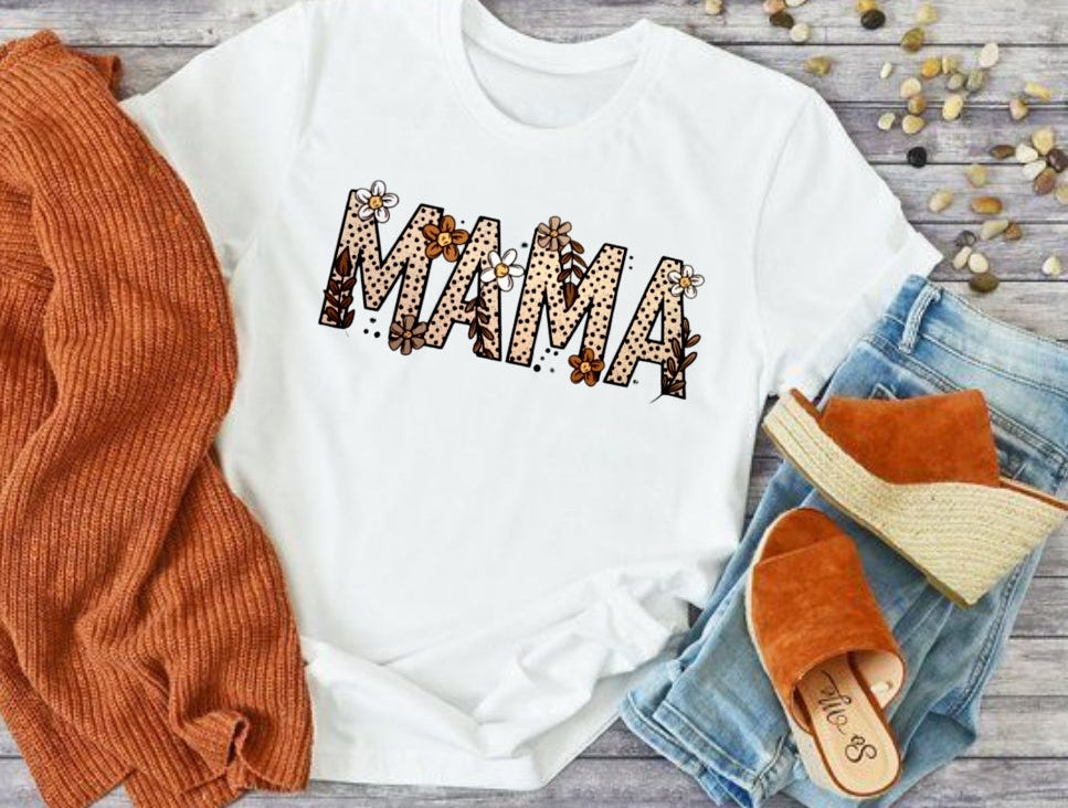 Mama DTF transfers, t-shirt transfers, tote bag transfers, Pillow DTF prints