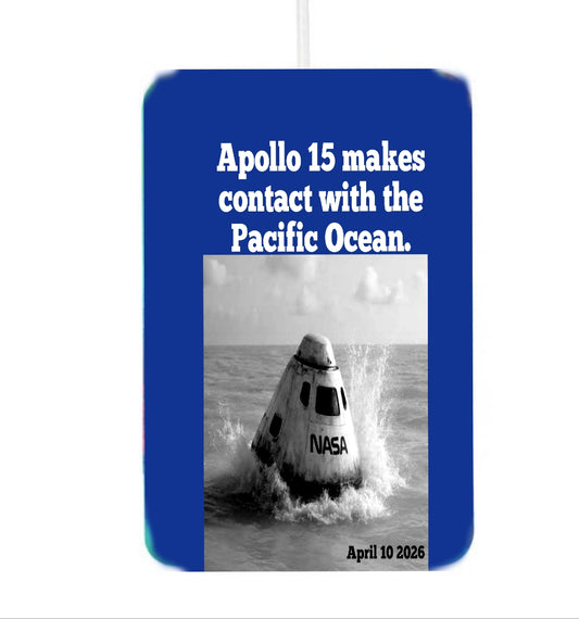 Apollo 15 makes contact with the Pacific Ocean 2026 Air Freshener