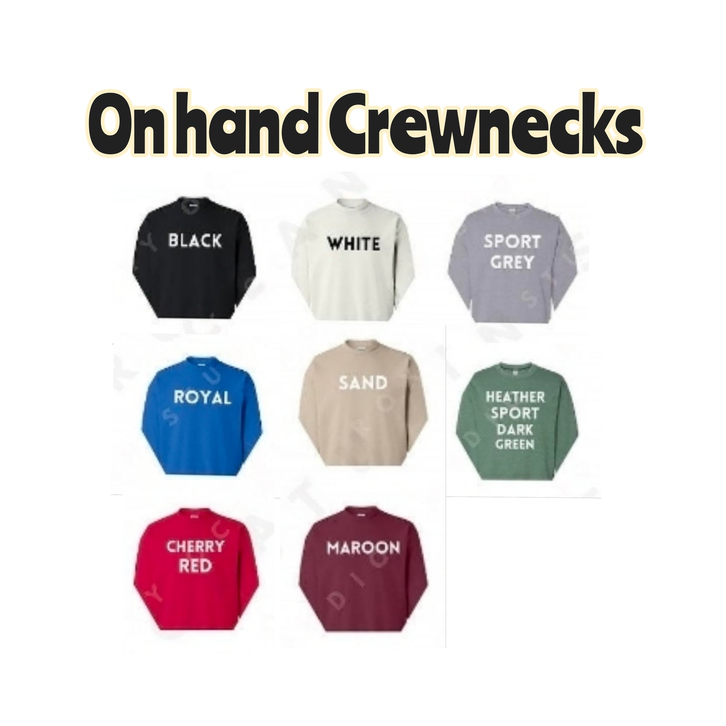 Custom Crewnecks, Personalized Sweatshirt with Your Text, Logo or Our DTF prints