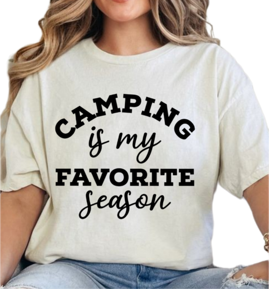 Camping is my favorite season Shirt, Camping Shirts for Women & Men, Camping, Adventure Shirt, Funny Camping Shirt, Vacation Shirt,Road Trip Shirt