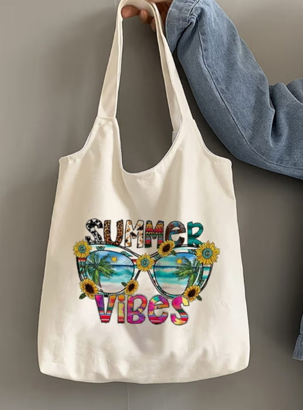 6 Summer vibe DTF transfers, t-shirt transfers, tote bag transfers, Pillow DTF prints