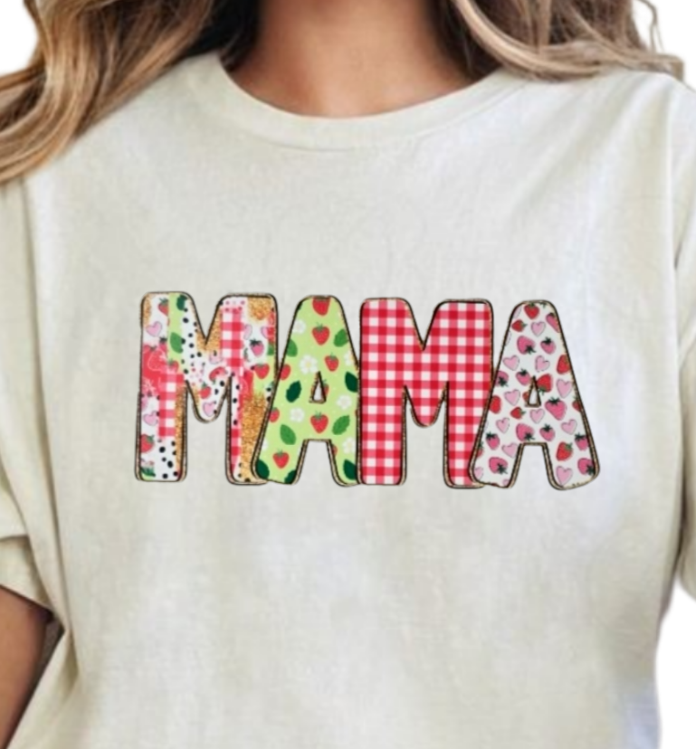Mama DTF transfers, t-shirt transfers, tote bag transfers, Pillow DTF prints